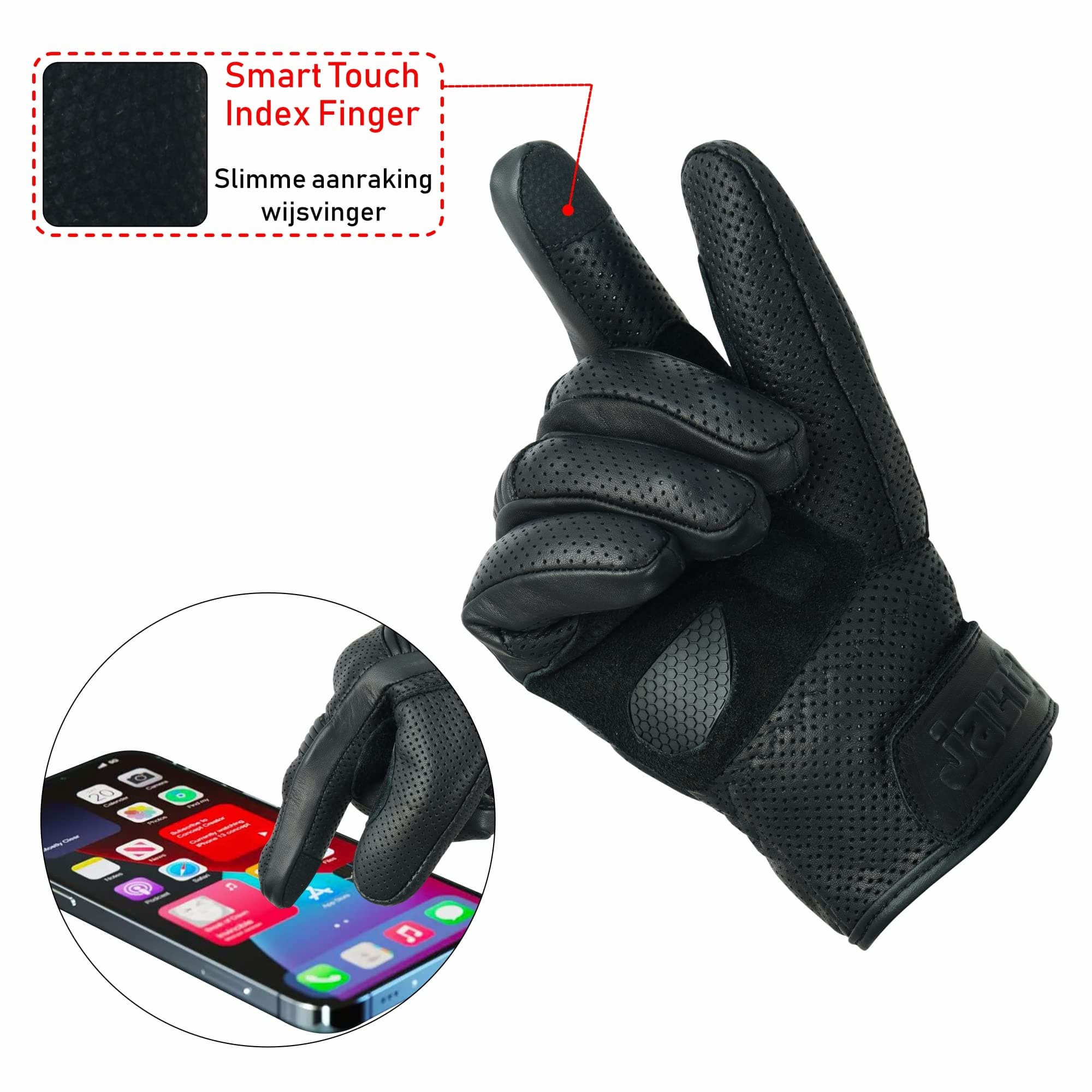 Guantes Jaunty Cuero Verano — foto 4