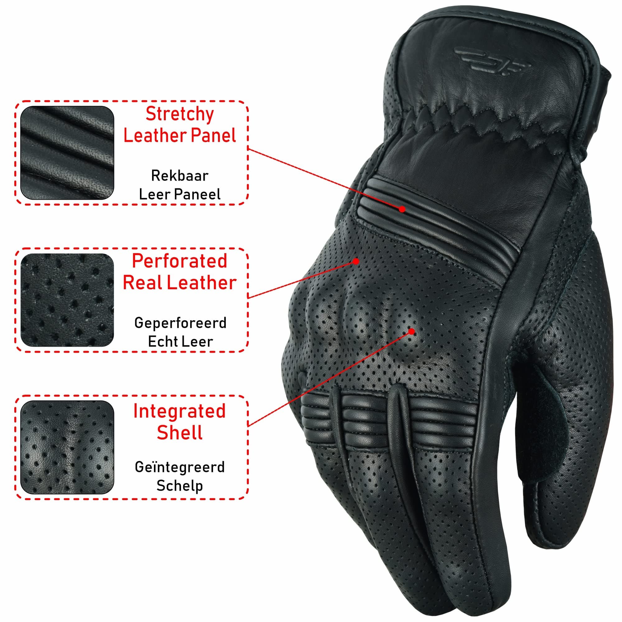 Guantes Jaunty Cuero Verano — foto 2